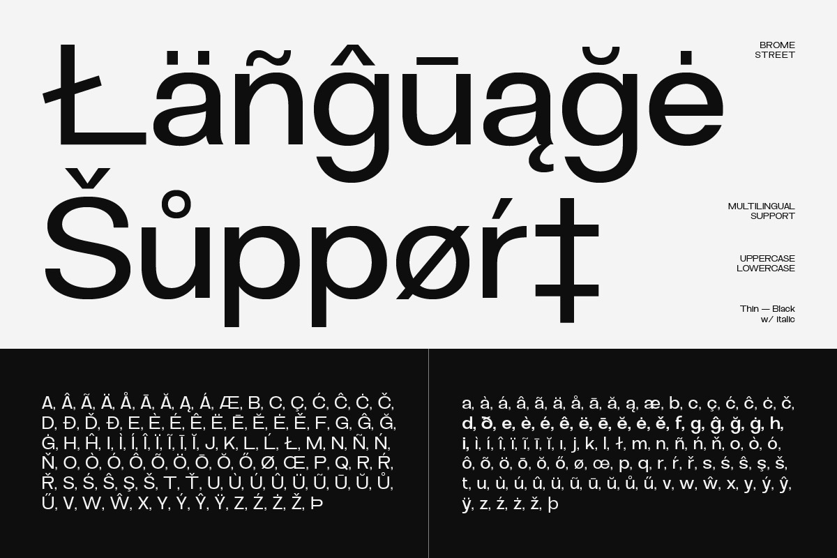 Brome Street | Family Condensed Font, a Sans Serif Font by ClevUs (Photo 12 of 12)