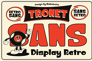 Tronet - Sans Retro Font, a Sans Serif Font by MaikoHatta (Thumbnail 6 of 9)