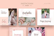 Pink Peach Social Media Designs, a Social Media Template by Creatoly (Thumbnail 2 of 5)