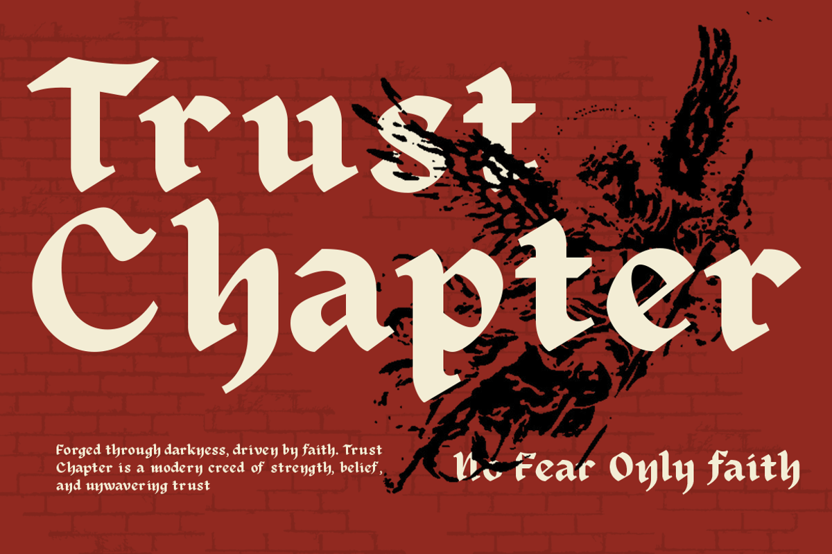 Elgarde Modern Blackletter Font, a Blackletter Font by Vadovastd (Photo 6 of 11)