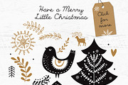 Big Christmas Bundle, an Animal Illustration by MoleskoStudio (Thumbnail 2 of 11)