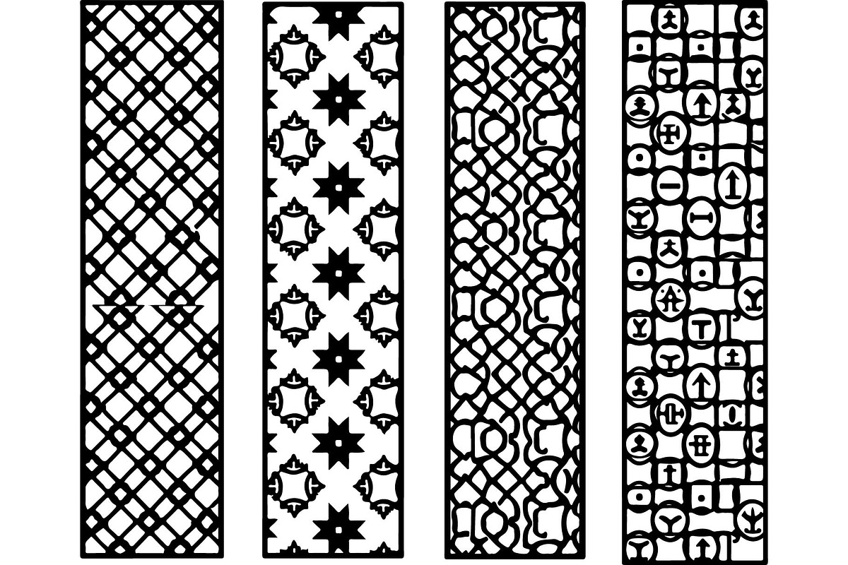 Elegant Laser Cut Panel Set, an Object Graphic by Creativeshirt (Photo 5 of 13)