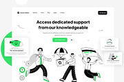 Payment Gateway Illustration Bundle, a Person Illustration by Vectors Market (Thumbnail 4 of 7)