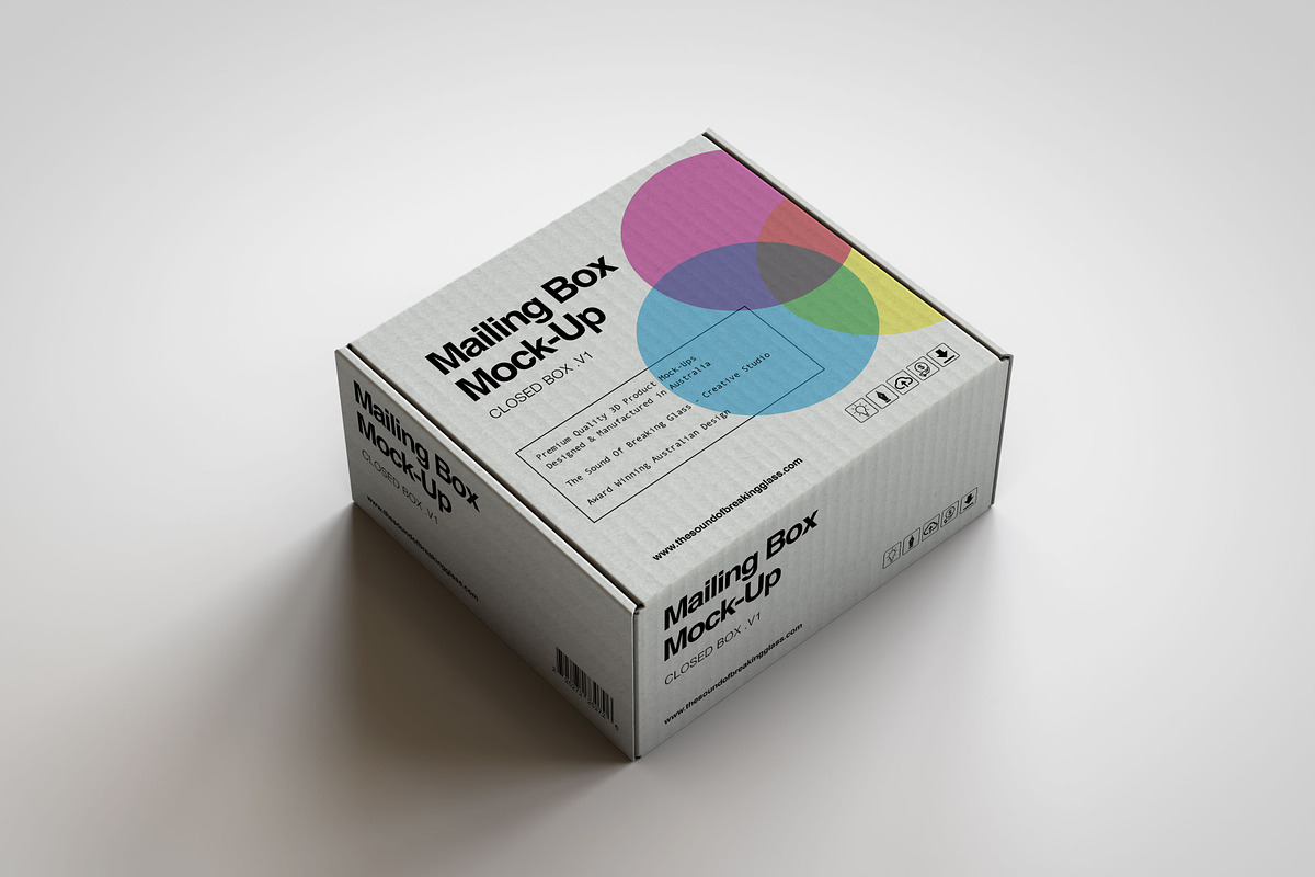Mailing | Shipping Box-Mock-Up, a Packaging Mockup by TSOBG (Photo 5 of 9)