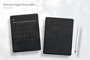 Digital Planner 2024 | Black, an App Template by SydneyYeom (Thumbnail 1 of 11)