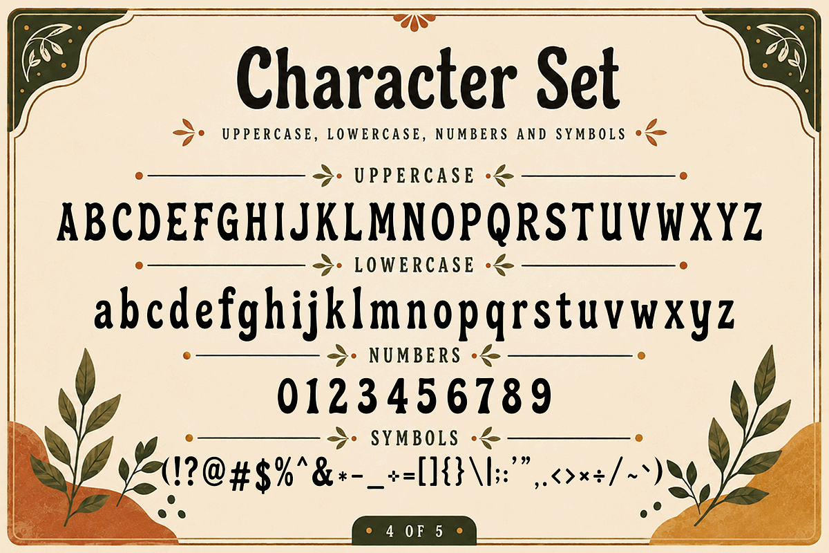 Verdella - Retro Display Font, a Serif Font by overlaytemplates (Photo 4 of 5)