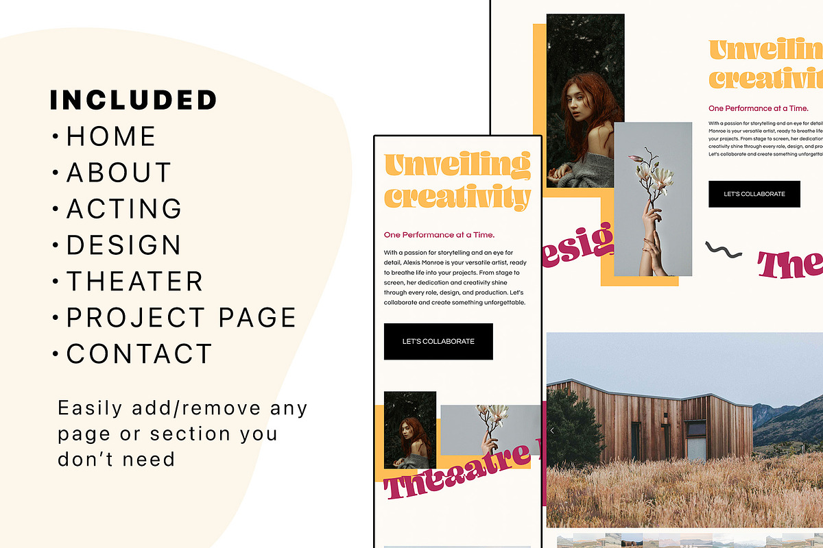 Artist Squarespace 7.1 Template, a Squarespace Template by PATCHPO (Photo 7 of 10)