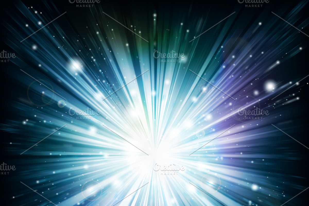 Celebration Burst Background, a Person Illustration by vekstok