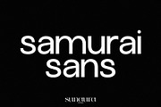 Samurai Sans Serif, a Sans Serif Font by Schrifted Type (Thumbnail 1 of 8)