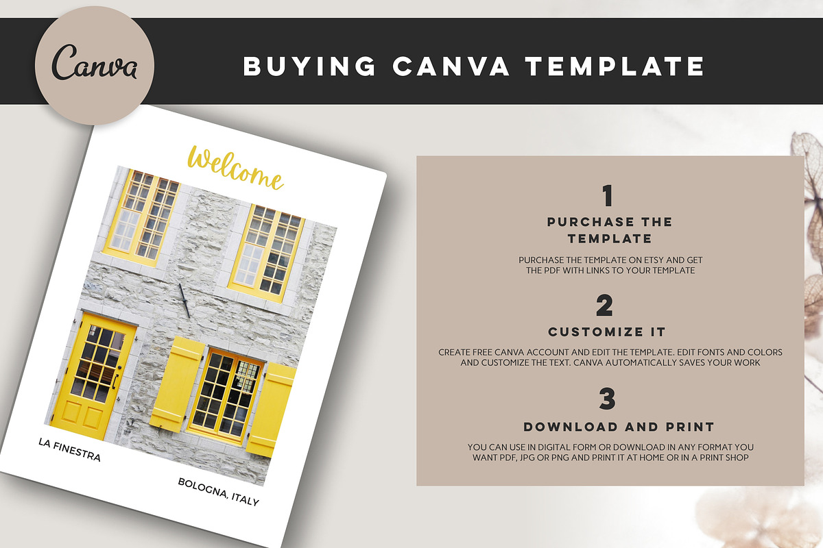 CANVA AIRBNB WELCOME BOOK, a Brochure Template by Design House (Photo 6 of 10)