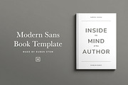 Modern Sans Book Template, a Magazine Template by Ruben Stom (Thumbnail 1 of 13)