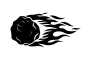 Fire Meteor Comet Silhouette Bundle, an Illustration by Designs_River (Thumbnail 28 of 51)