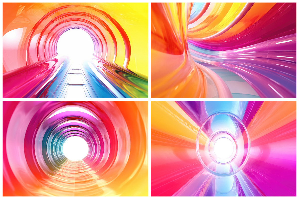 16 Colorful Slide Background in 5K, a Background Graphic by HipFonts