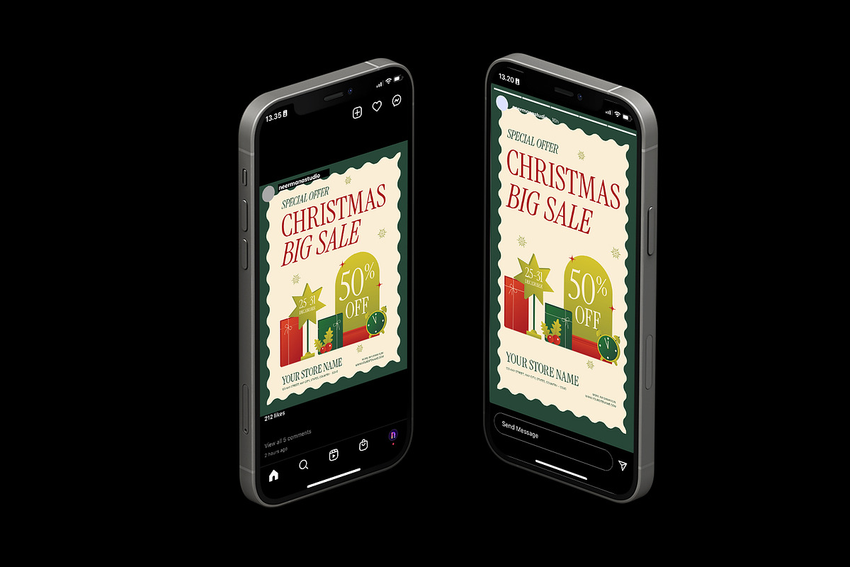 Christmas Big Sale Flyer, a Flyer Template by Neermana (Photo 4 of 4)