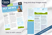 Canva Newsletter Template Pet Care, an Email Template by PixelCraft (Thumbnail 3 of 15)