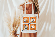 Cute Halloween Ghost Reading PNG, an Illustration by Libby Wishes (Thumbnail 6 of 6)