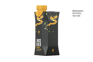 Juice Box Mockup