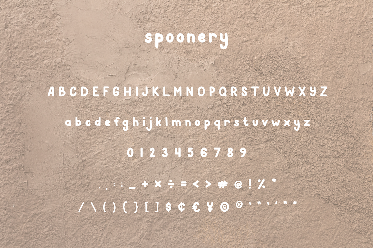 Spoonery Bold Handwritten Font, a Script Font by Sofia Skoog (Photo 9 of 11)