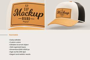 Trucker Cap Mockup