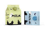 Halloween Milk Carton Mockups, a Packaging Mockup by Mockups Expert (Thumbnail 4 of 5)