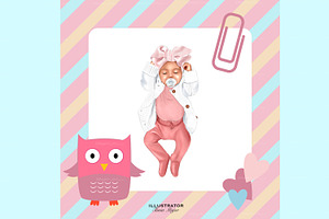 Baby Girl Baby Boy Clipart