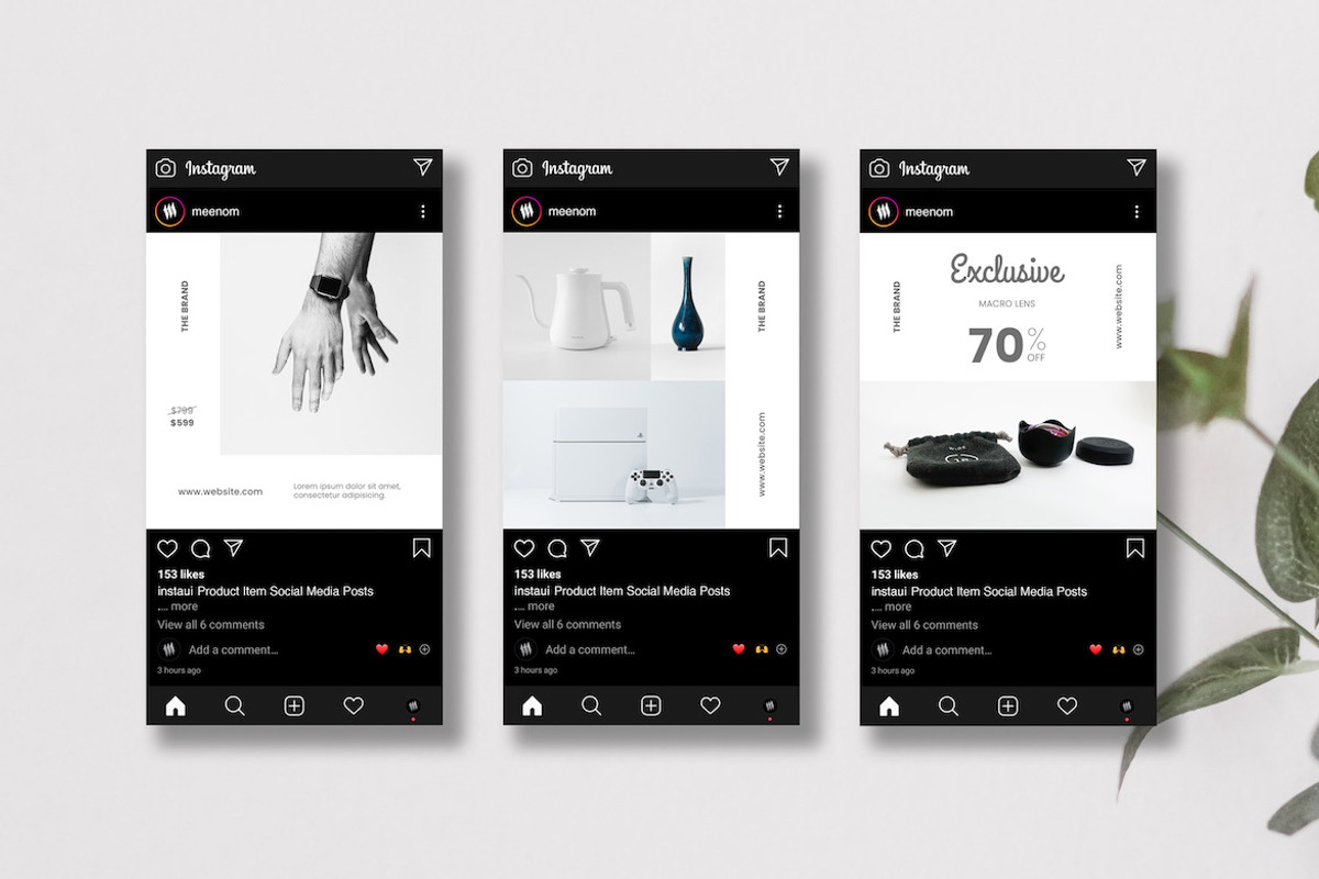 Social Media Template Post, a Social Media Template by Meenom Templates (Photo 5 of 7)