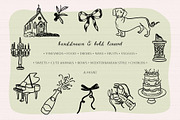 Whimsy Party hand-drawn vector, an Object Graphic by SunnyAfternoons (Thumbnail 2 of 26)