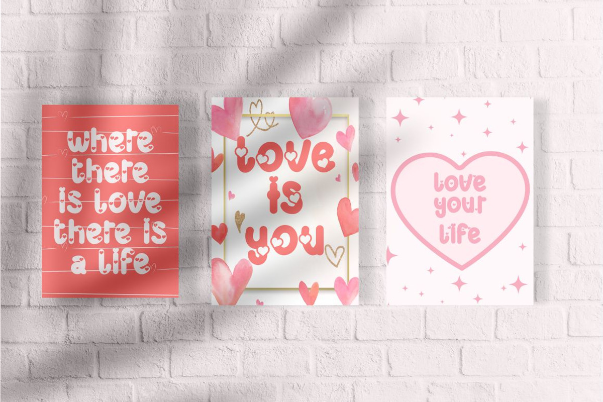 Love Paradise - 7 Quirky Love Font, a Font by PutraCetol Studio (Photo 9 of 14)