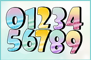 Spring Pastel-PNG fonts, a Font by It me digital art (Thumbnail 6 of 7)