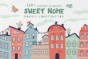 Sweet home. Houses constructor, an Illustration by RinaKustova (Thumbnail 1 of 11)