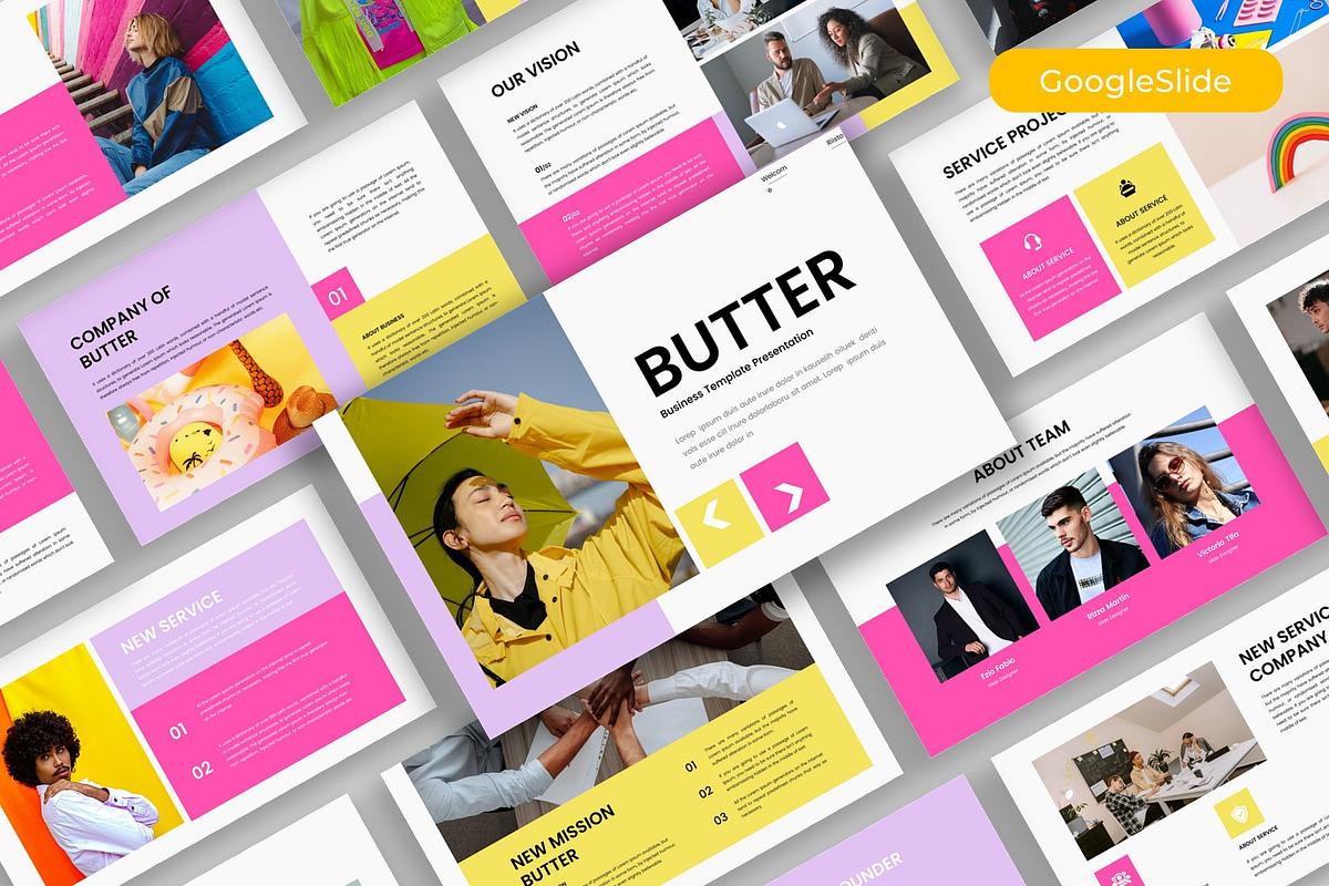Butter –Business Google Slide, a Presentation Template by kreatifreya (Photo 1 of 5)