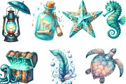 The Magical Ocean Sublimation Bundle, an Illustration by Designking (Thumbnail 3 of 4)