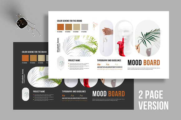 Mood board Template Layout preview 8