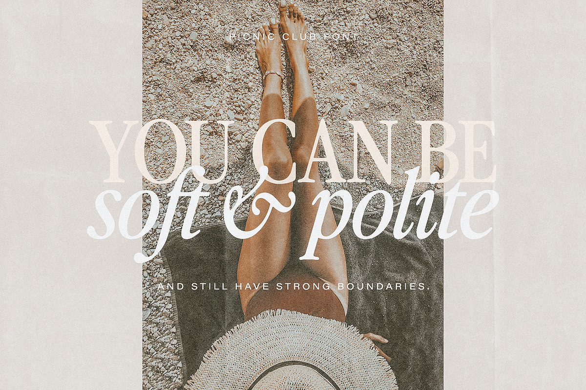 The Picnic Club - Nostalgic Serif, a Serif Font by Ivan Rosenberg (Photo 17 of 19)