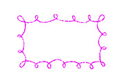 Crayon Chalk Doodle Scalloped Frames, an Object Graphic by Elena Pimukova (Thumbnail 2 of 11)