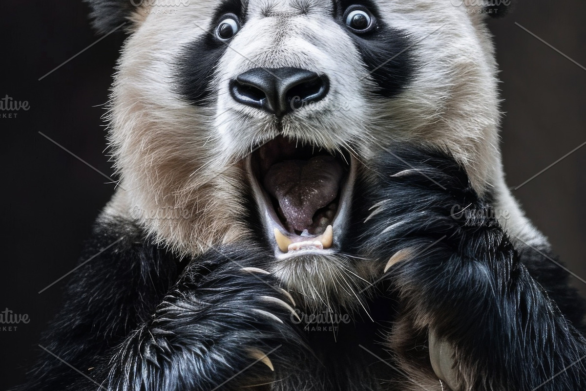 236 surprised animals, an Animal Photo by Handmadefont (Photo 119 of 241)