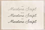 Mardena - Casual Handwritten Script, a Script Font by Sarid Ezra (Thumbnail 5 of 12)