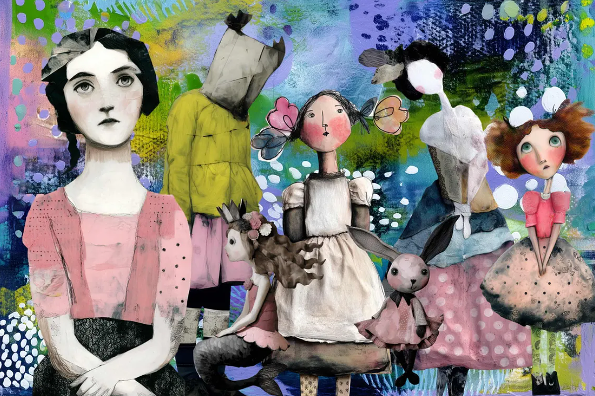 Printable Art Dolls, a Person Illustration by NiiiNArt (Photo 3 of 9)