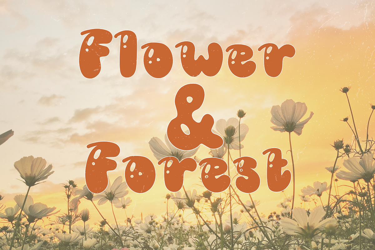 Really sunny retro cute font, a Script Font by JJuta (Photo 2 of 8)