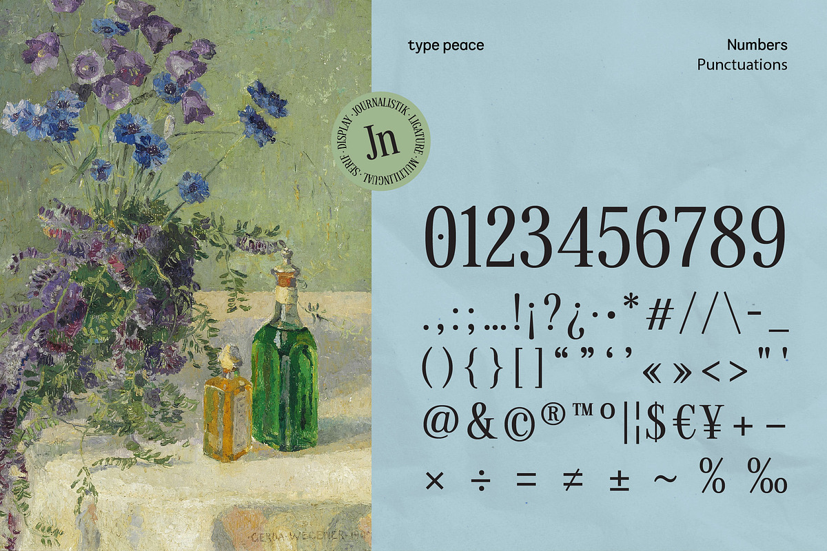 JOURNALISTIK | Multilingual Serif, a Serif Font by type peace (Photo 11 of 13)