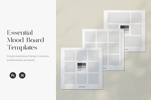 Essential mood board set
