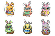 100 Kawaii Easter Chicks Transparent, an Object Graphic by XPERTDESIGNER (Thumbnail 6 of 18)