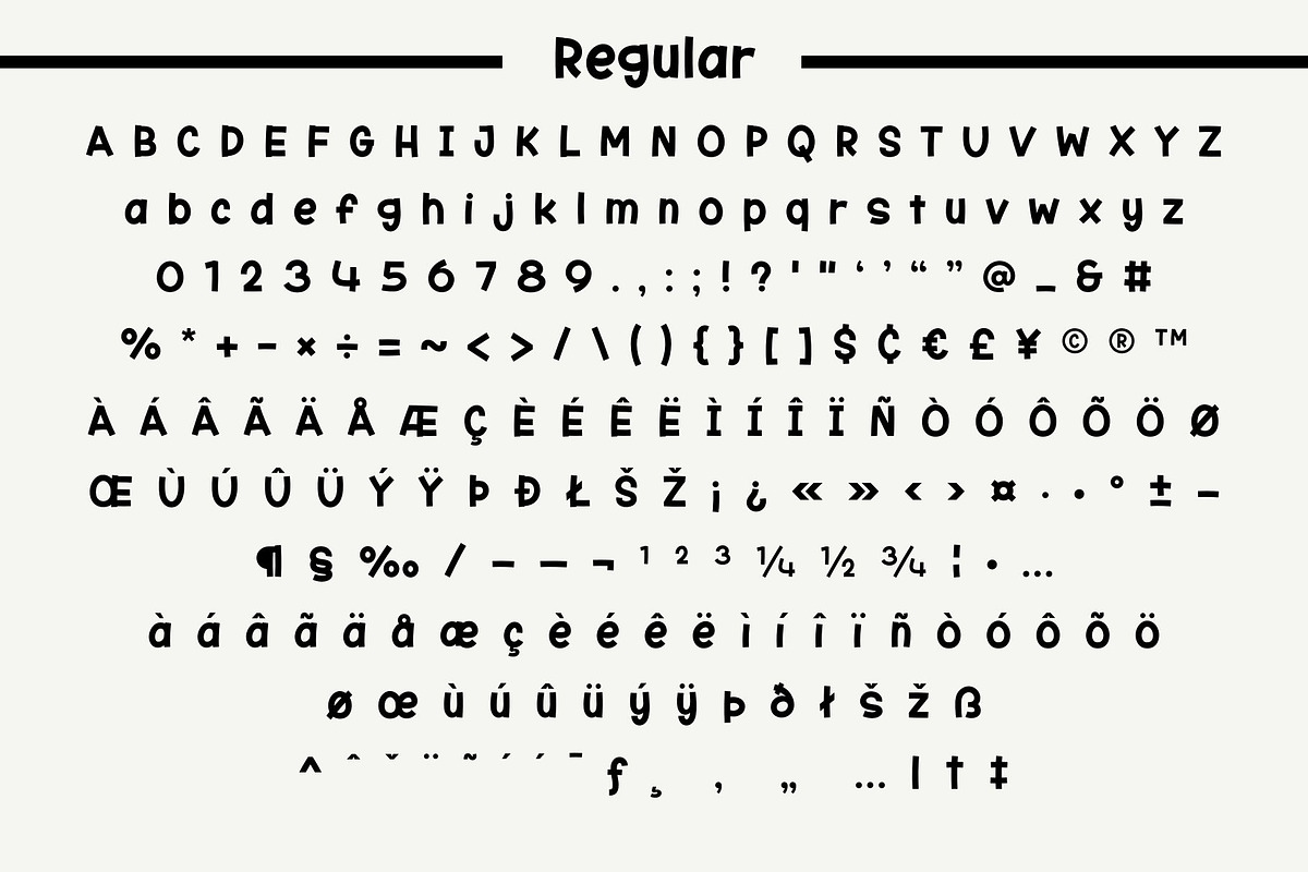 Fox Birdie: 4 Font Style, a Handwritten Font by Fox7 By Rattana (Photo 9 of 13)