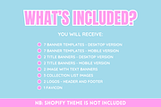 Shop Banner Templates - Pastel, a Shopify Template by SunshineStudioBoutique (Thumbnail 2 of 9)