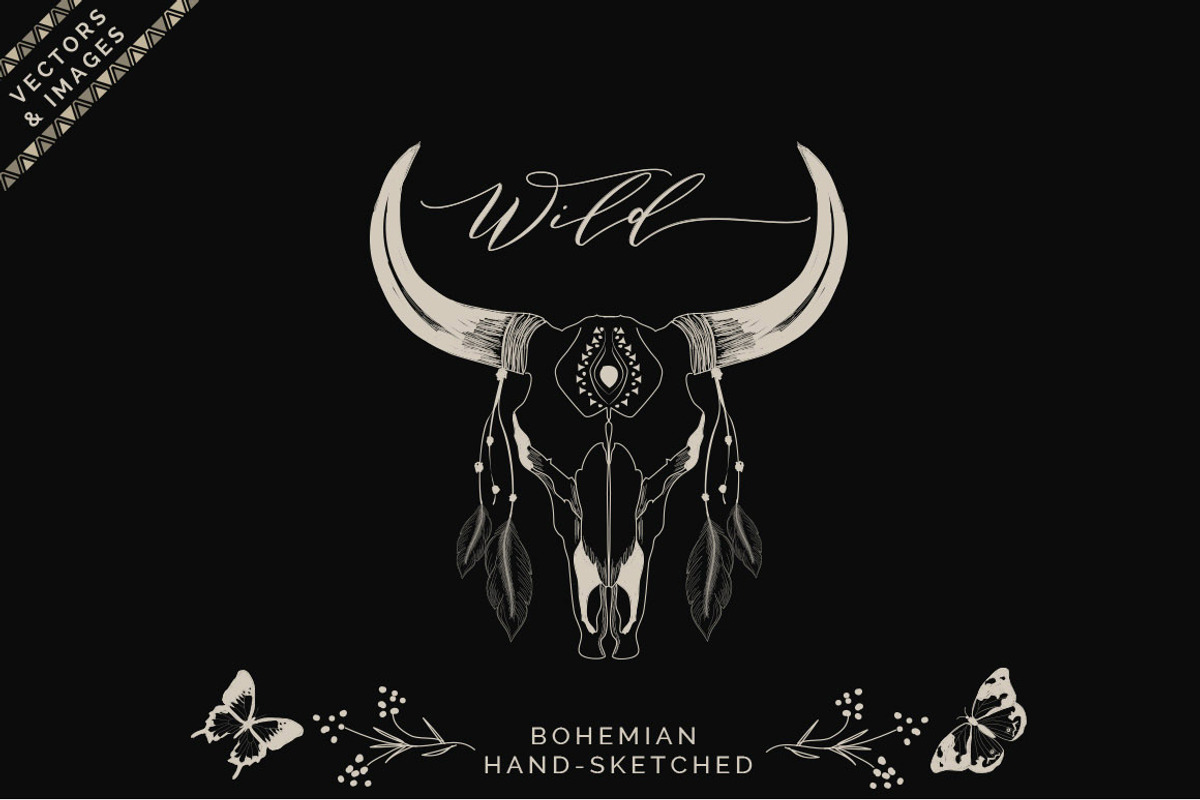 4 IN 1 BOHEMIAN PACK, an Illustration by Friendly Label (Photo 4 of 6)