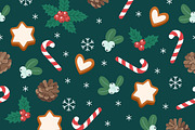 Christmas Seamless Pattern Set, a Background Graphic by Barsuk's Shop (Thumbnail 7 of 12)