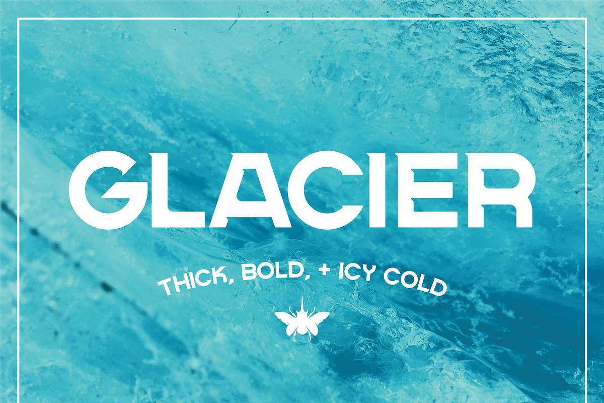 Glacier - Bold Serif Font