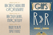 Decondol Art Deco Typeface, a Sans Serif Font by alit design (Thumbnail 4 of 17)