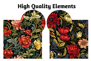 Seamless William Morris Pattern