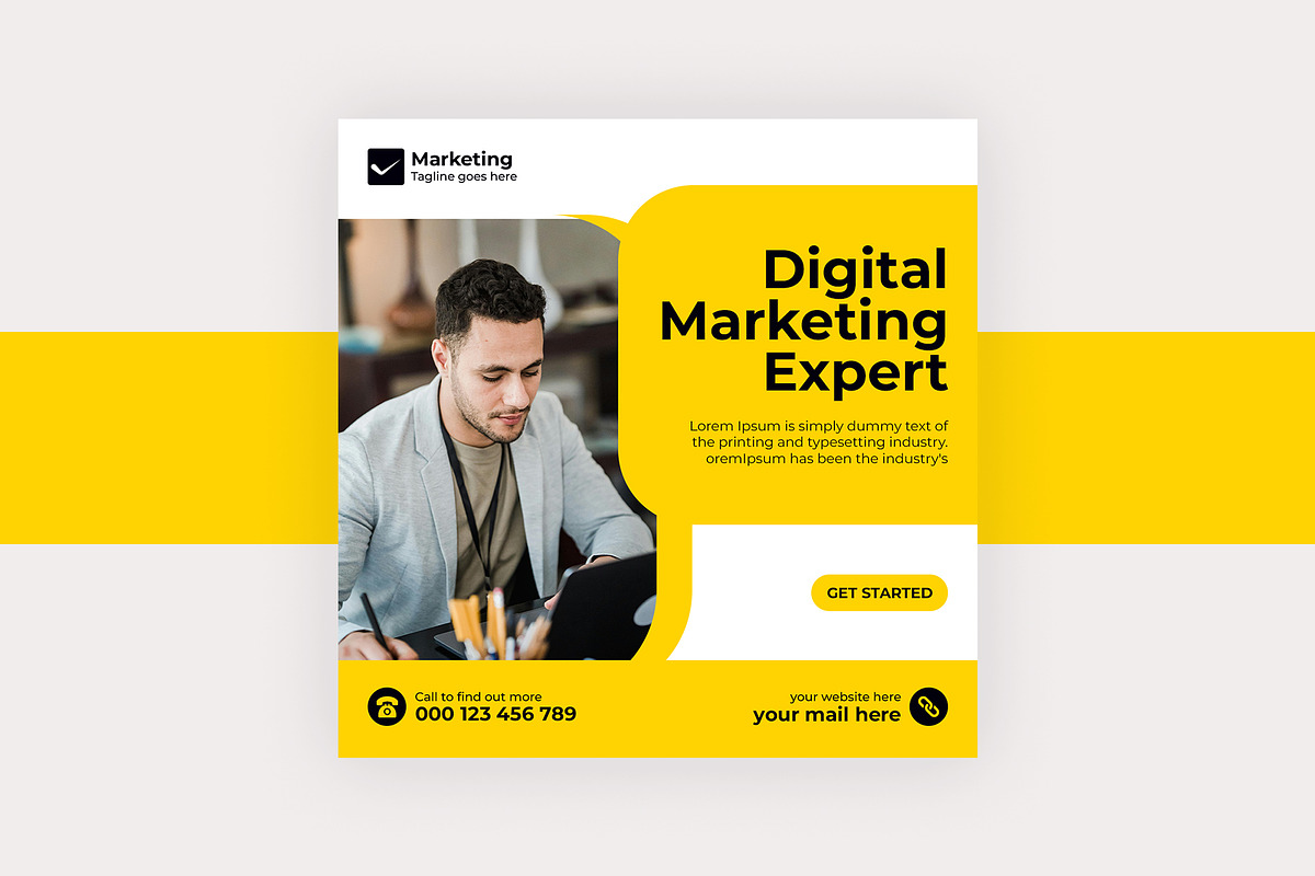 Social Media Post Design, a Templates & Theme by Lakhan1998 (Photo 6 of 9)